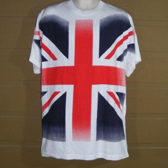 Zip it Other - UNION JACK Tshirt, XL, Flag both sides, SS, Cotton